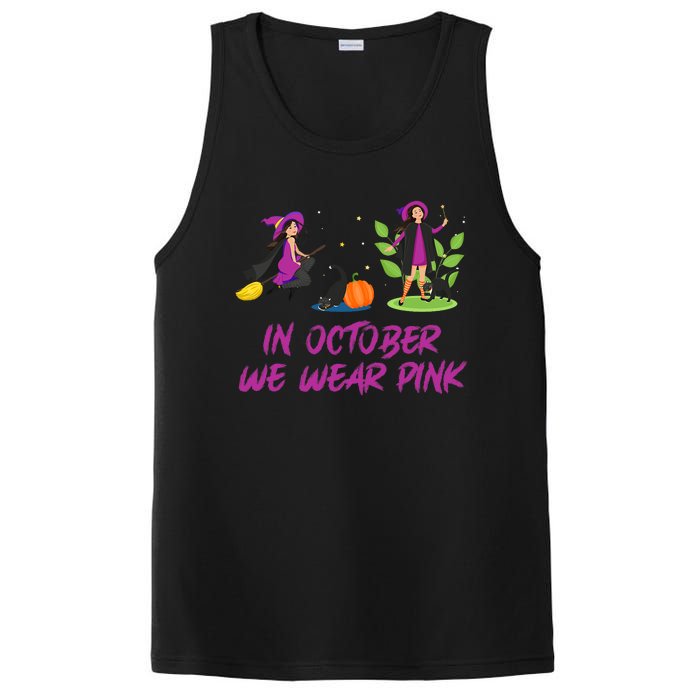 Pink Ribbon Breast Cancer Shirts Halloween PosiCharge Competitor Tank