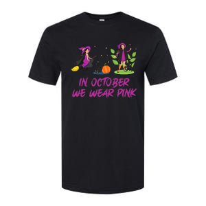 Pink Ribbon Breast Cancer Shirts Halloween Softstyle CVC T-Shirt