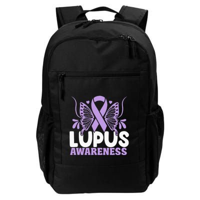 Purple Ribbon Butterfly Lupus Awareness Month Backpack