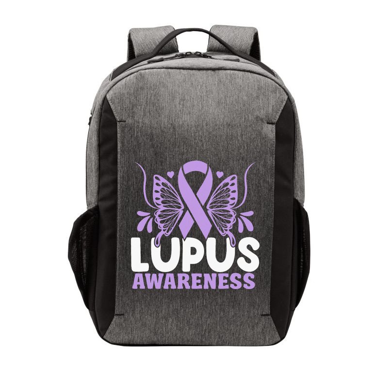 Purple Ribbon Butterfly Lupus Awareness Month Vector Backpack
