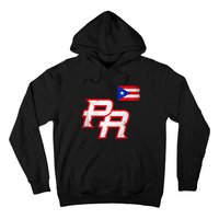 Puerto Rican Baseball Player Puerto Rico Flag Baseball Fans Hoodie