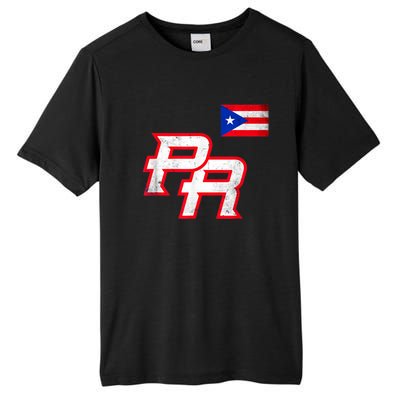 Puerto Rican Baseball Player Puerto Rico Flag Baseball Fans Tall Fusion ChromaSoft Performance T-Shirt