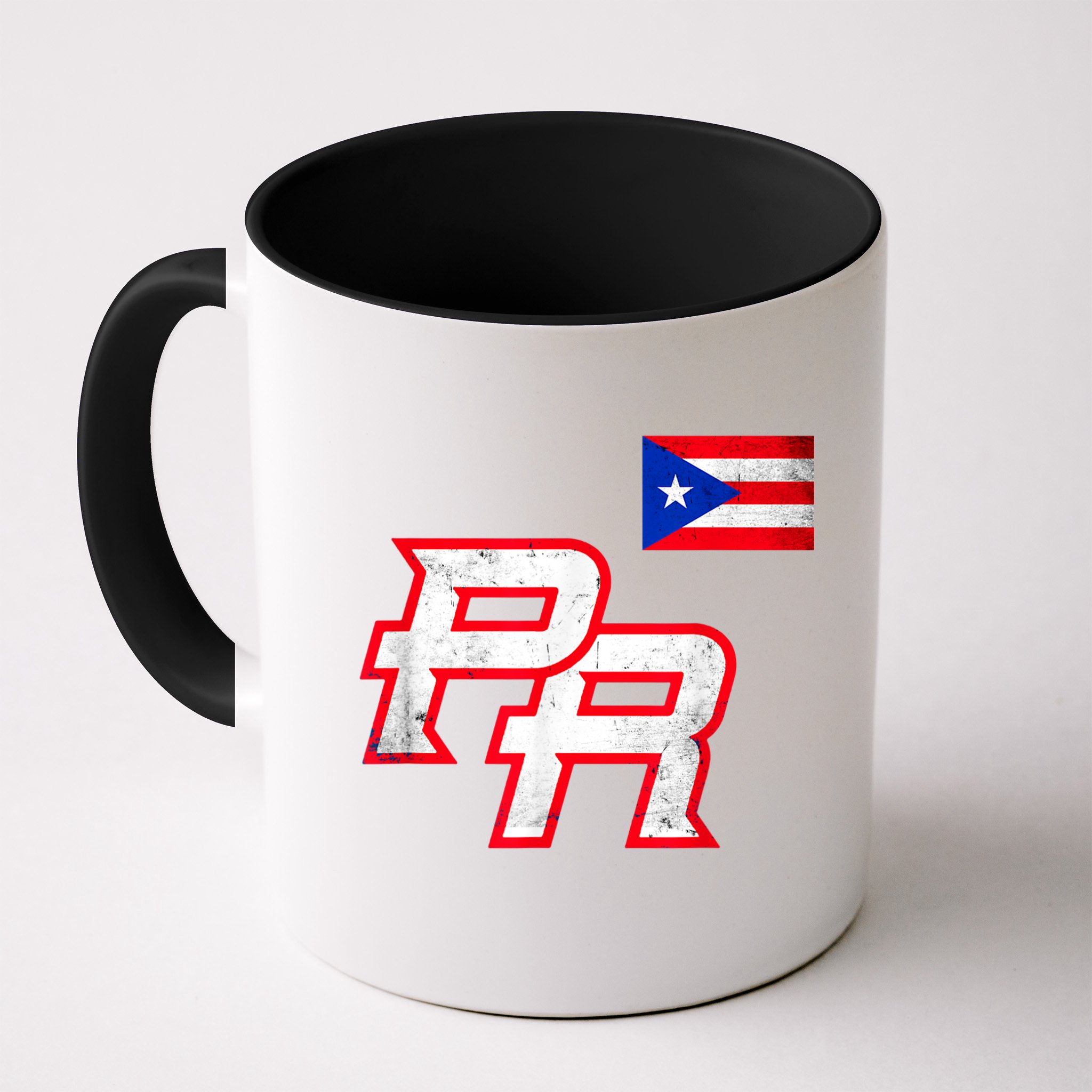 Puerto Rican Baseball Player Puerto Rico Flag Baseball Fans Mug