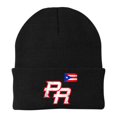 Puerto Rican Baseball Player Puerto Rico Flag Baseball Fans Beanie