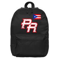 Puerto Rican Baseball Player Puerto Rico Flag Baseball Fans 16 in Basic Backpack