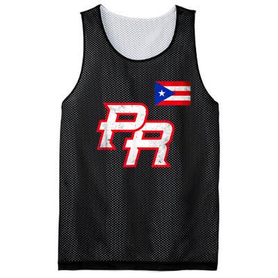 Puerto Rican Baseball Player Puerto Rico Flag Baseball Fans Mesh Reversible Basketball Jersey Tank