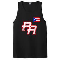 Puerto Rican Baseball Player Puerto Rico Flag Baseball Fans PosiCharge Competitor Tank