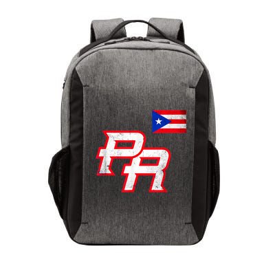 Puerto Rican Baseball Player Puerto Rico Flag Baseball Fans Vector Backpack