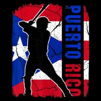 Puerto Rican Baseball Player Puerto Rico Flag Baseball Fans 16 in Basic Backpack