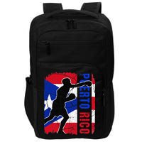 Puerto Rican Boxing Team Puerto Rico Flag Boxing Gloves Impact Tech Backpack
