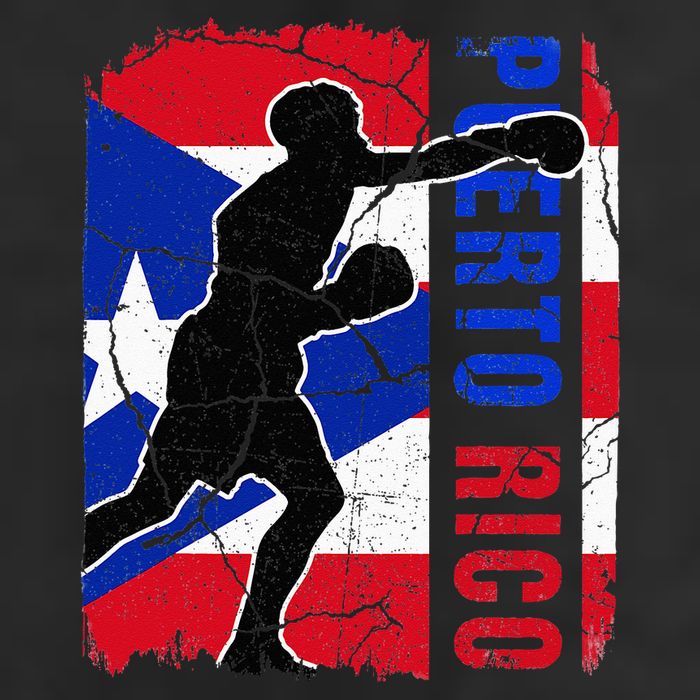 Puerto Rican Boxing Team Puerto Rico Flag Boxing Gloves 11oz C Handle Ceramic Mug