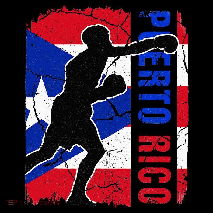 Puerto Rican Boxing Team Puerto Rico Flag Boxing Gloves Flatbill Hat