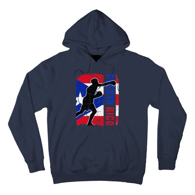 Puerto Rican Boxing Team Puerto Rico Flag Boxing Gloves Hoodie