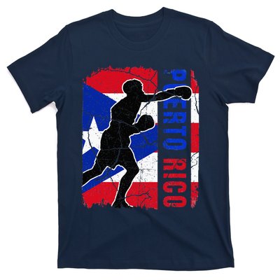 Puerto Rican Boxing Team Puerto Rico Flag Boxing Gloves T-Shirt