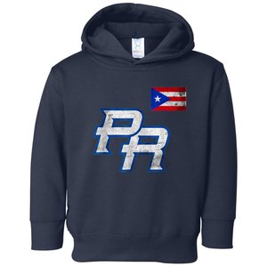 Puerto Rican Baseball Player Puerto Rico Flag Baseball Fans Toddler Hoodie