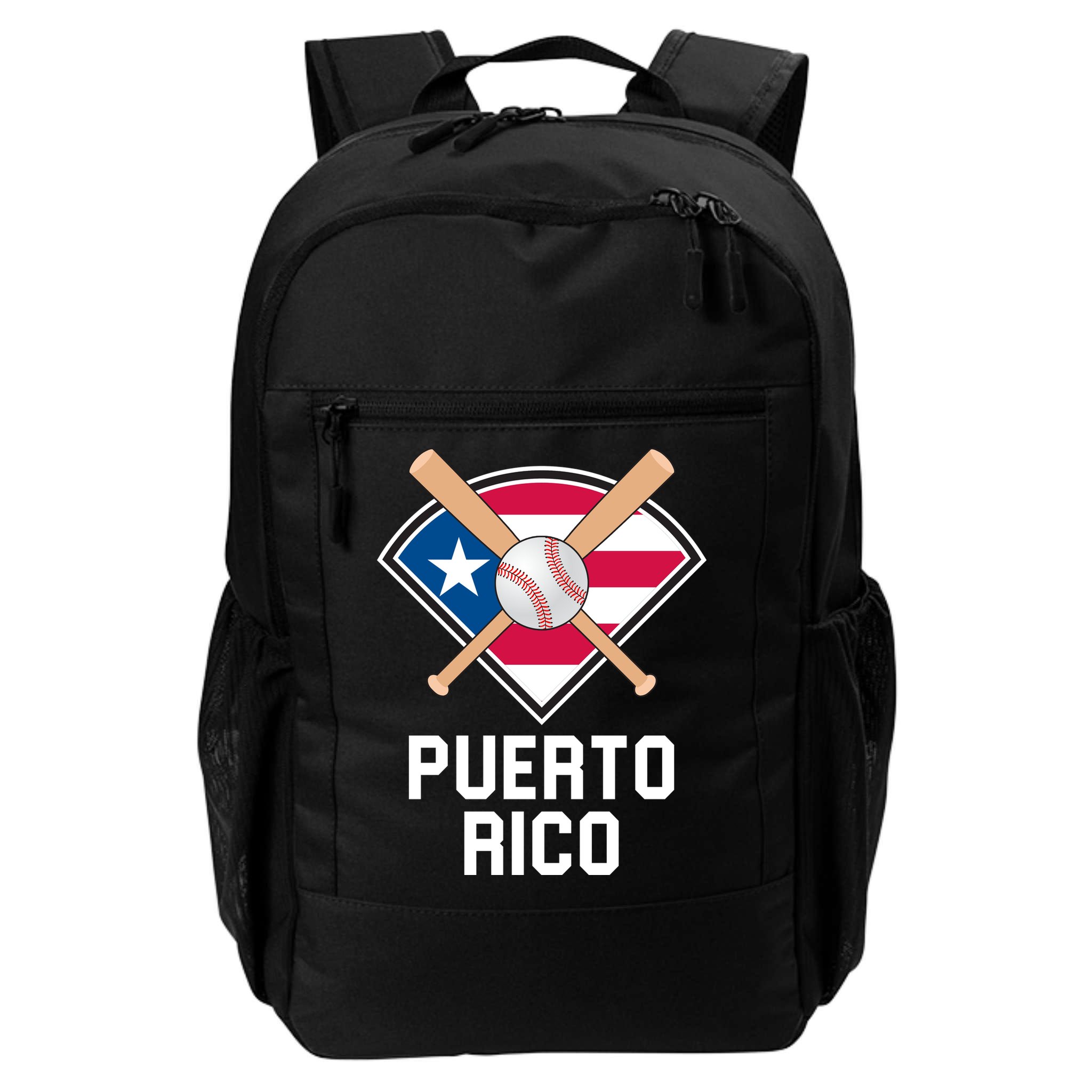 Puerto Rico Baseball Team Patriotic Beisbol Flag Backpack