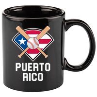 Puerto Rico Baseball Team Patriotic Beisbol Flag 11oz C Handle Ceramic Mug