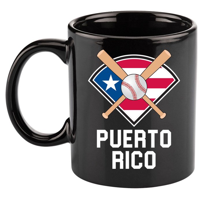 Puerto Rico Baseball Team Patriotic Beisbol Flag 11oz C Handle Ceramic Mug