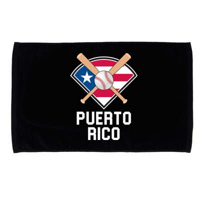 Puerto Rico Baseball Team Patriotic Beisbol Flag Microfiber Hand Towel