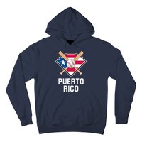 Puerto Rico Baseball Team Patriotic Beisbol Flag Hoodie