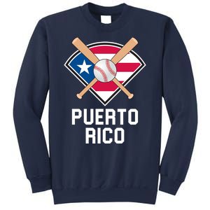 Puerto Rico Baseball Team Patriotic Beisbol Flag Sweatshirt