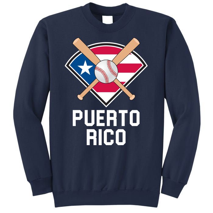 Puerto Rico Baseball Team Patriotic Beisbol Flag Sweatshirt