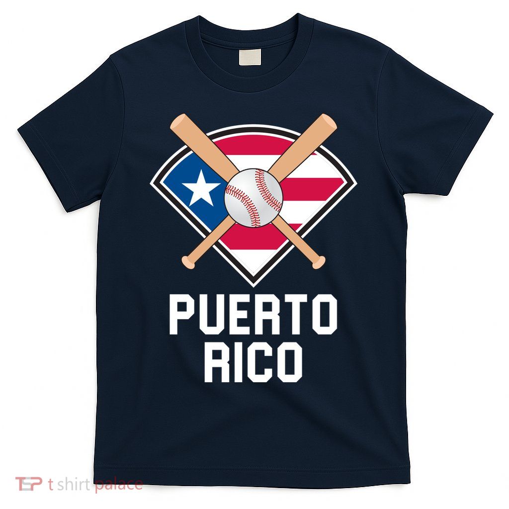 Puerto Rico Baseball Team Patriotic Beisbol Flag T-Shirt