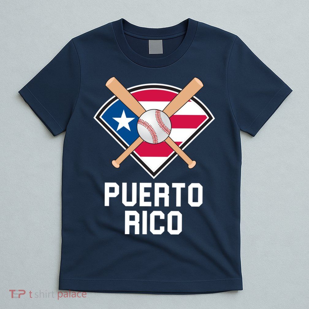 Puerto Rico Baseball Team Patriotic Beisbol Flag T-Shirt