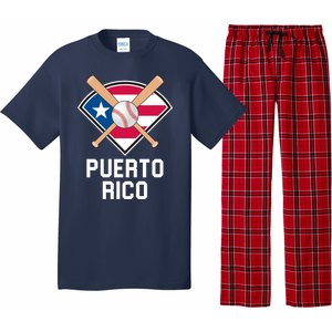 Puerto Rico Baseball Team Patriotic Beisbol Flag Pajama Set