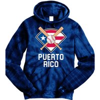 Puerto Rico Baseball Team Patriotic Beisbol Flag Tie Dye Hoodie