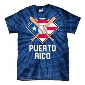 Puerto Rico Baseball Team Patriotic Beisbol Flag Tie-Dye T-Shirt