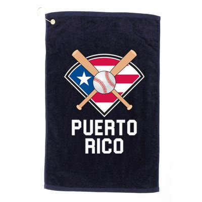 Puerto Rico Baseball Team Patriotic Beisbol Flag Platinum Collection Golf Towel