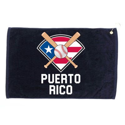 Puerto Rico Baseball Team Patriotic Beisbol Flag Grommeted Golf Towel