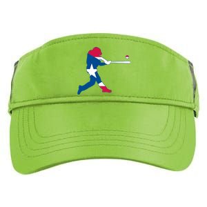 Puerto Rico Baseball Player Adult Drive Performance Visor