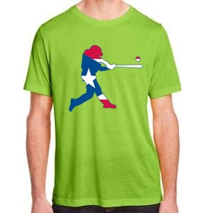 Puerto Rico Baseball Player Adult ChromaSoft Performance T-Shirt