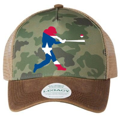 Puerto Rico Baseball Player Legacy Tie Dye Trucker Hat