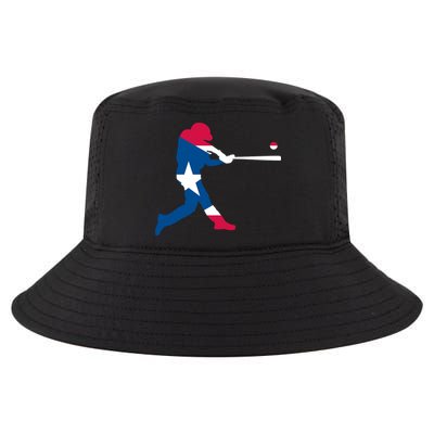 Puerto Rico Baseball Player Cool Comfort Performance Bucket Hat