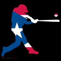 Puerto Rico Baseball Player Tall T-Shirt