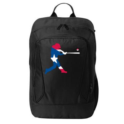 Puerto Rico Baseball Player City Backpack