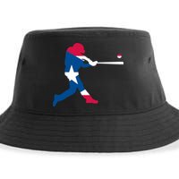 Puerto Rico Baseball Player Sustainable Bucket Hat