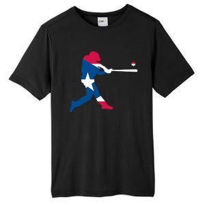 Puerto Rico Baseball Player Tall Fusion ChromaSoft Performance T-Shirt