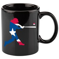Puerto Rico Baseball Player 11oz C Handle Ceramic Mug