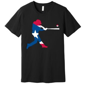 Puerto Rico Baseball Player Premium T-Shirt