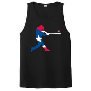 Puerto Rico Baseball Player PosiCharge Competitor Tank