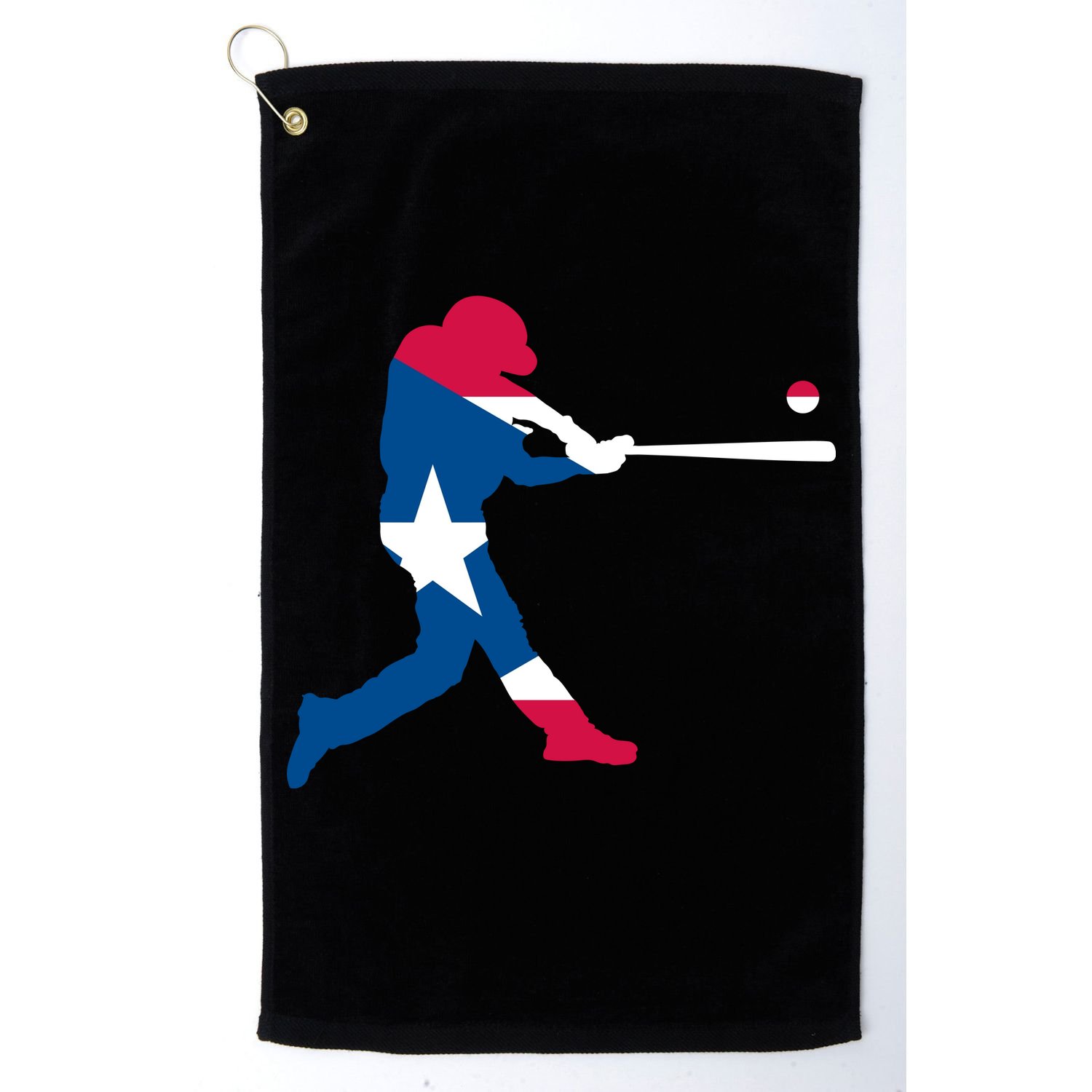 Puerto Rico Baseball Player Golf Towel