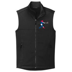 Puerto Rico Baseball Player Collective Smooth Fleece Vest