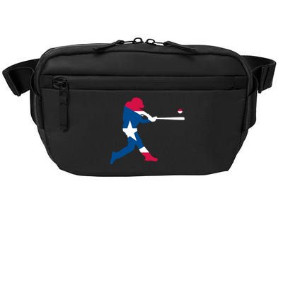 Puerto Rico Baseball Player Crossbody Pack