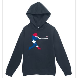 Puerto Rico Baseball Player Urban Pullover Hoodie