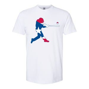 Puerto Rico Baseball Player Softstyle CVC T-Shirt