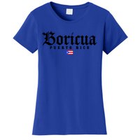 Puerto Rico Boricua Vintage Puerto Rican Flag Pride Gift Women's T-Shirt